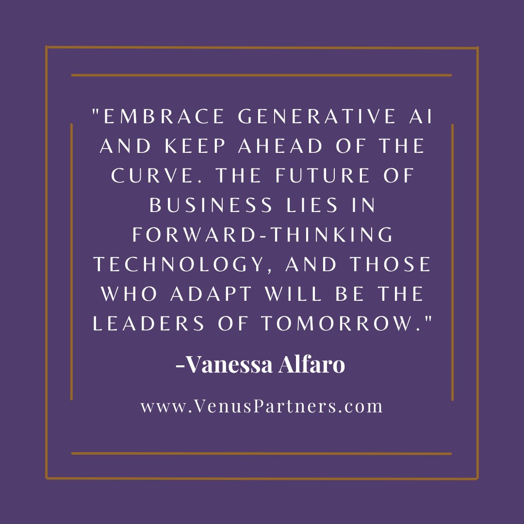 #GenerativeAI #FutureOfBusiness #StayAhead #ForwardThinking #AdaptOrGetLeftBehind #TechLeadership