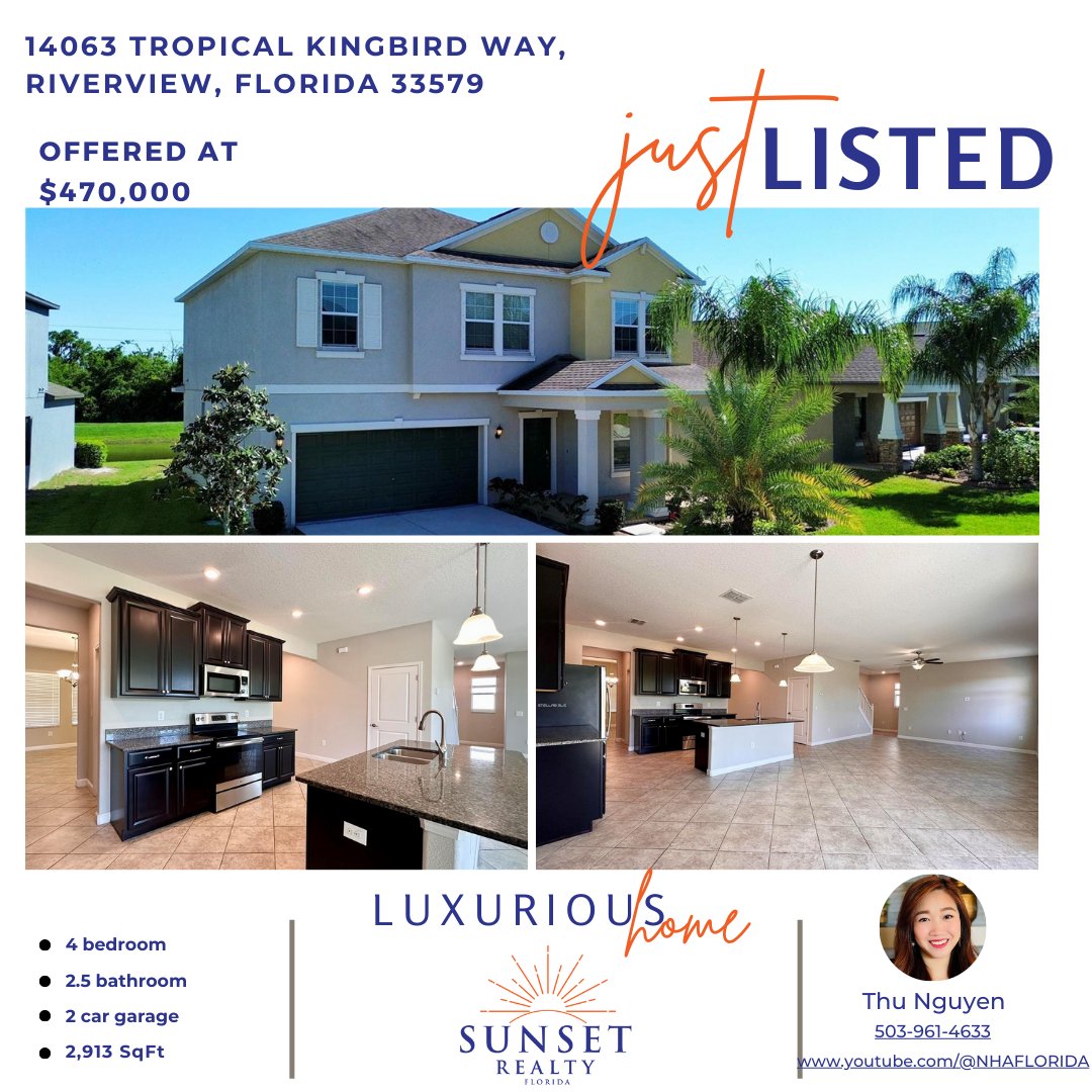 Motivated Seller !! Move In Ready! This Fabulous Home sits on an Oversized lot ,Step inside and be greeted by breathtaking pond views that create a tranquil backdrop for everyday living.
sarasotasunset.com/properties/lis… #justlisted #riverviewrealtor #sarasotasunset