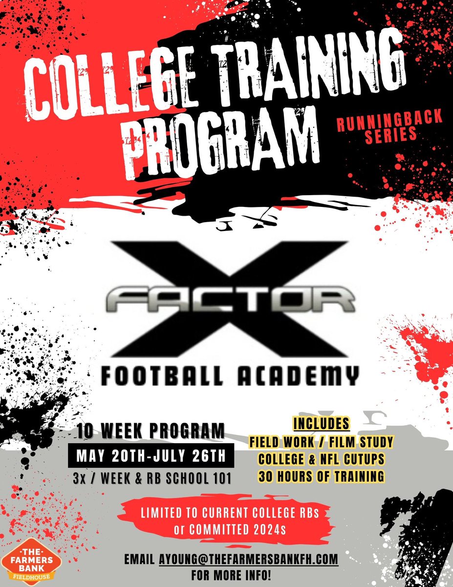 CoachYoungXFQB's tweet image. 🚨Attention all College QBs &amp;amp; RBs🚨We’re less than 1️⃣ week away‼️ DM if you want to take part in this great program 🔴⚫️🏈 #footballtraining #qbtraining #rbtraining
