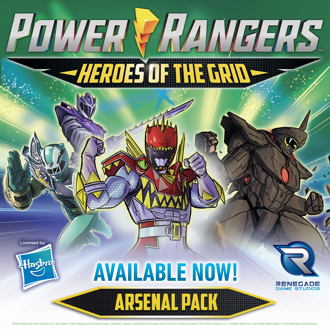 Go Go Power Rangers! The Power Rangers Heroes of the Grid RPM & Arsenal packs are AVAILABLE NOW! 🎉 Order The Arsenal Pack 👉 brnw.ch/21wJLvP Order The RPM Pack 👉 brnw.ch/21wJLvO