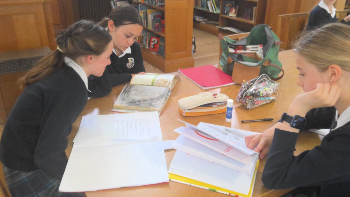 Year 7 have been diving into poetry books to find their favourite animal poem. Lots of concentration &amp; careful consideration &amp; lots of new words! Can't wait for the performances on Thursday. Great work today from everyone. @MalvernStJames #poetry