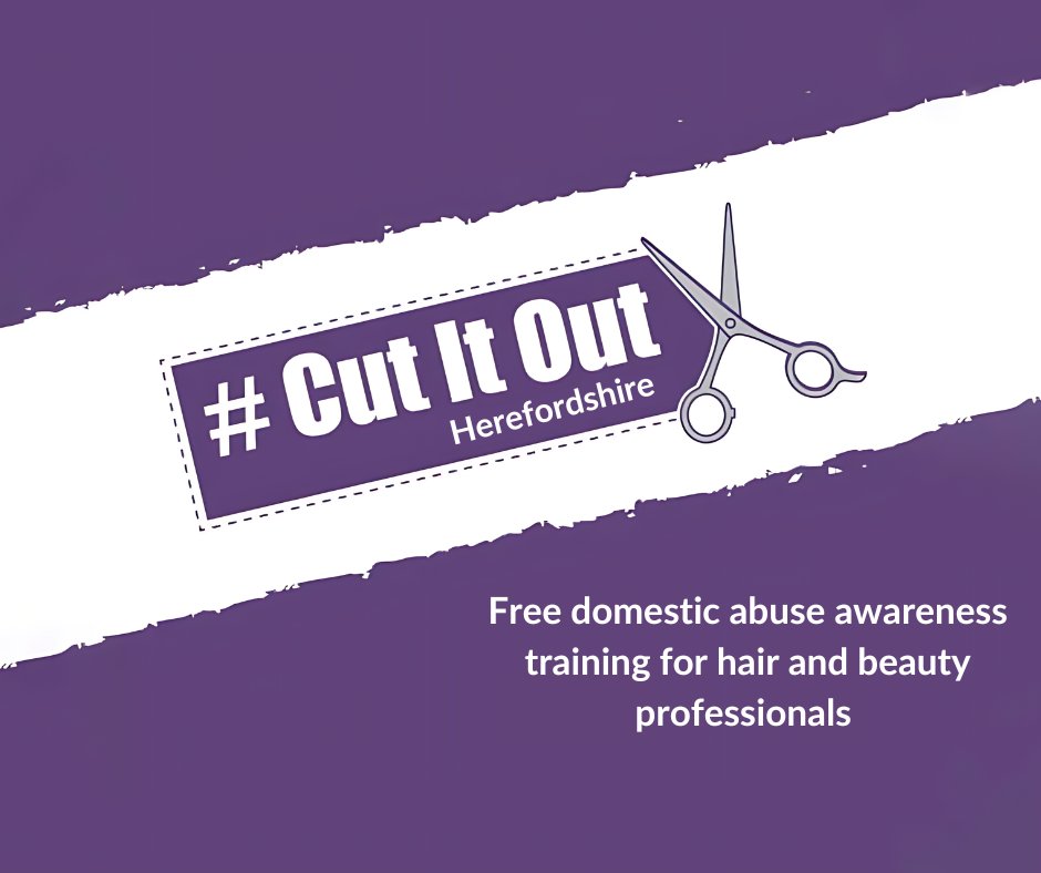 #CutItOut -Free domestic abuse awareness training for hairdressers, beauticians & tattooists to help you recognise the signs of domestic abuse, raise awareness of where clients can get help, & give confidence to start that difficult conversation To book🔽 orlo.uk/Fr86j