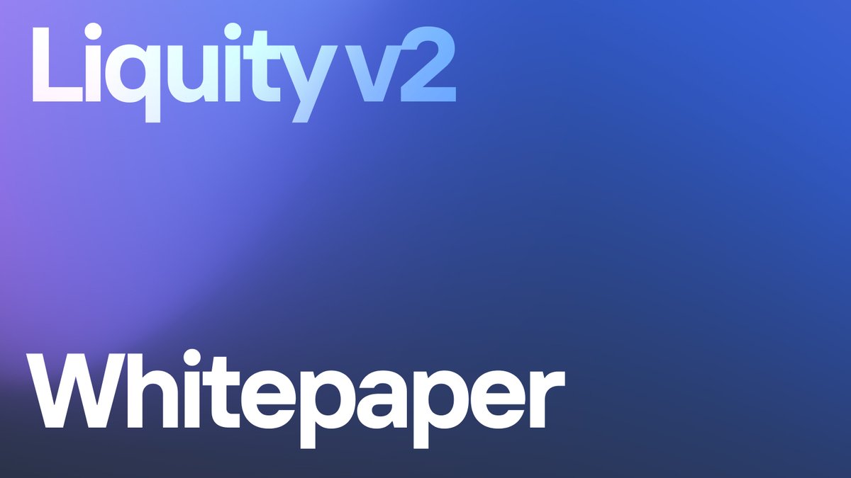 It’s time for the next evolution of CDPs.

@LiquityProtocol v2 Whitepaper is out (link at the end of the 🧵)

Keeping the decentralization ethos & adding:

• User-set interest rates
• LSTs as collateral
• Better capital efficiency
• Protocol Incentivized Liquidity (PIL)

👇
