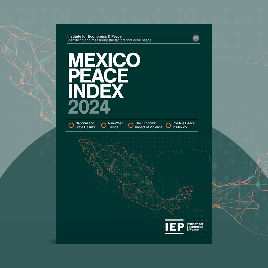 🆕Mexico Peace Index 2024: Fourth consecutive year of improvement amidst persistent organised crime challenges. Download the full report. visionofhumanity.org/resources/indi…