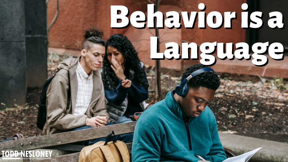 Behavior is a Language. Let me know what you think of my new blog post! Agree? Disagree? Check it out: toddnesloney.com/2024/05/14/beh… #Behavior #Language #Therapy #growth