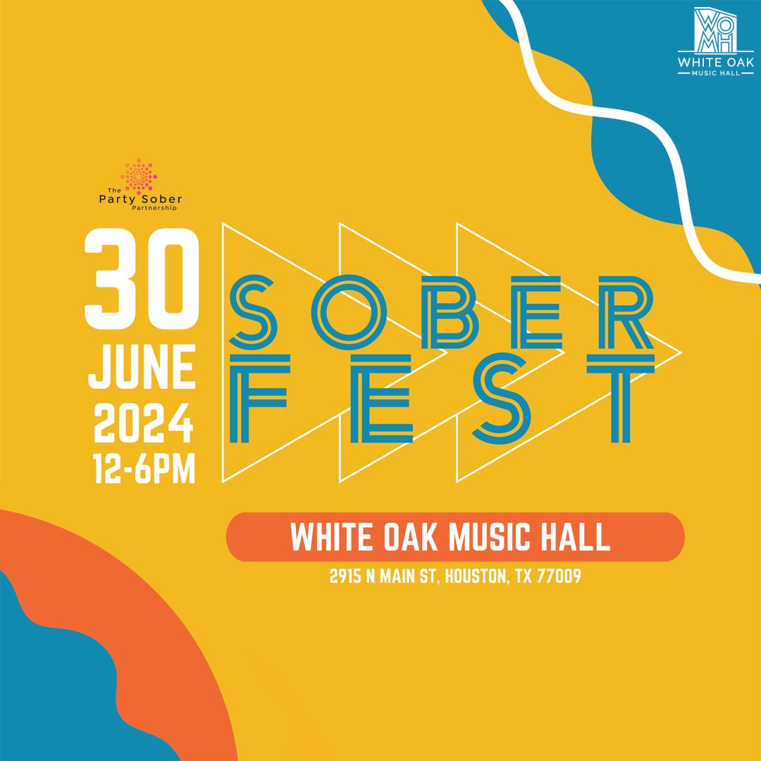 Introducing SOBERFEST, happening on June 30th! Presented by the Party Sober Partnership as Houston’s only sober music festival featuring Skyler Ray with Colby Cobb, Dan Radin, Micah Edwards, and Mark May Band 🔥 Tickets on sale now, get yours here: flys.pw/ajb 🎟️