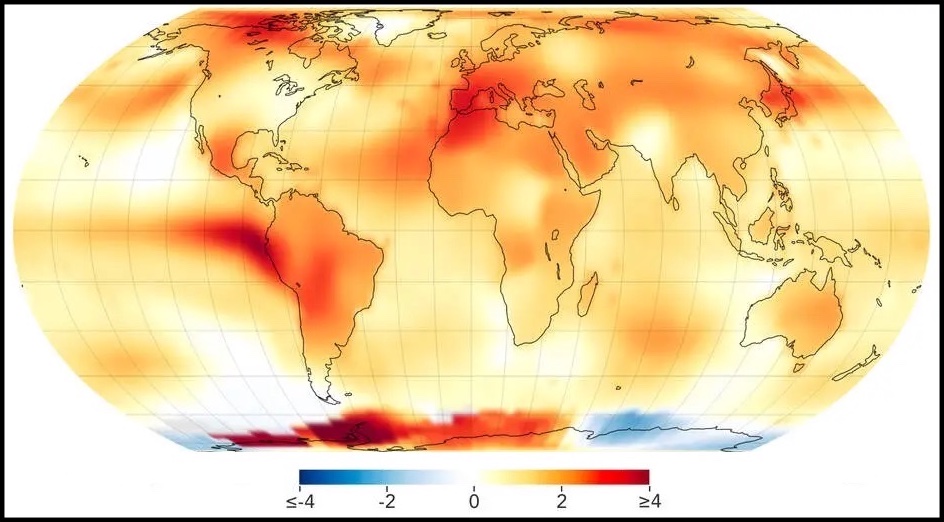 Last summer was the hottest globally in more than 2,000 years, a new study shows. Read more @YaleE360: bit.ly/4dyvNSN