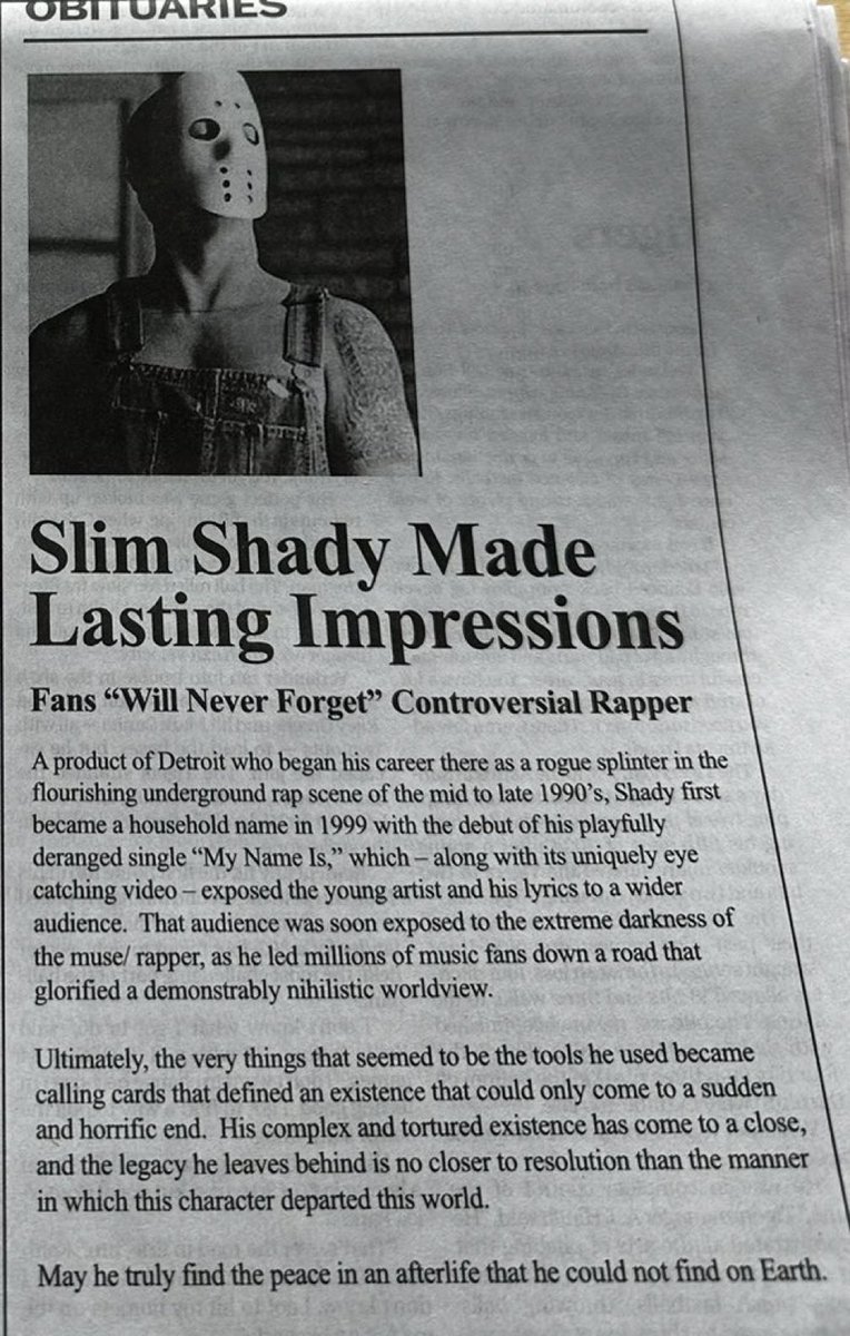 Best Promo rollin out in years ♨️ #TheDeathOfSlimShady #Eminem