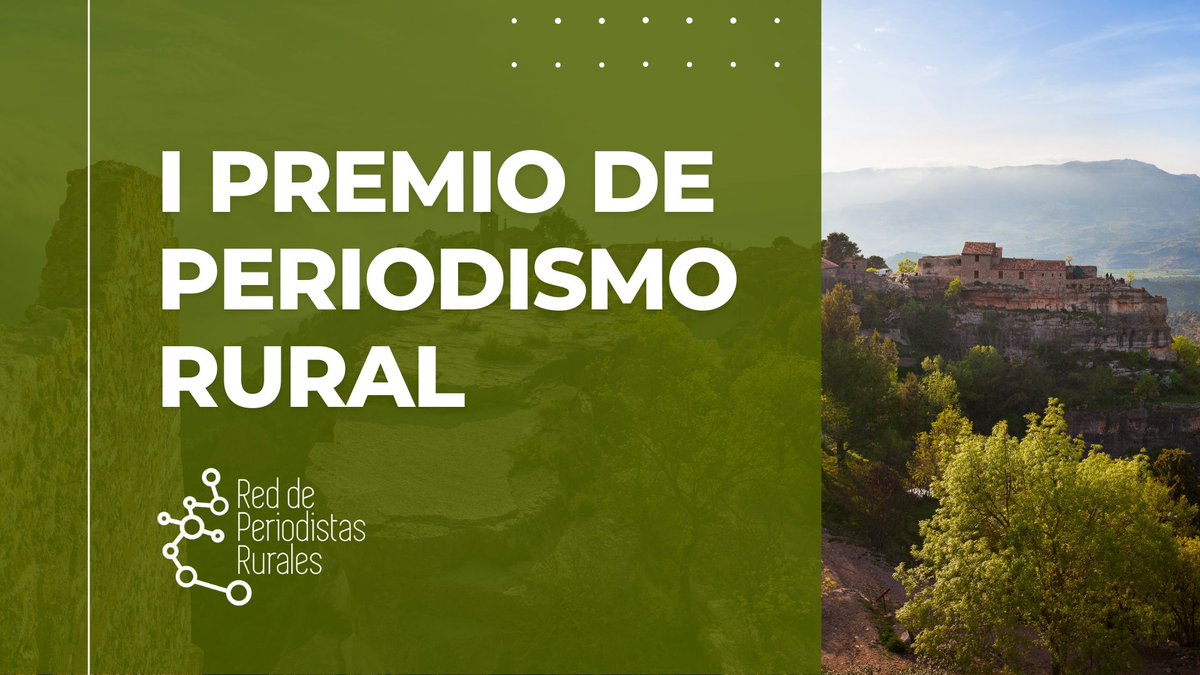 PeriodistaRural's tweet photo. 📢El jurado ha determinado los ganadores del I Premio de Periodismo Rural de la Red
1º: @MbsComunicacion
2º: @ainhoa10ruiz 
3º: @JoseIvanSuarez6 y Elena Martínez, @EmmaZafon y @IreneBarahonaF 

¡Enhorabuena a tod@s!

📅Entrega: 30 mayo en Madrid
👉Más info https://t.co/U3f7tAwRl1 https://t.co/xzekp9iYRm