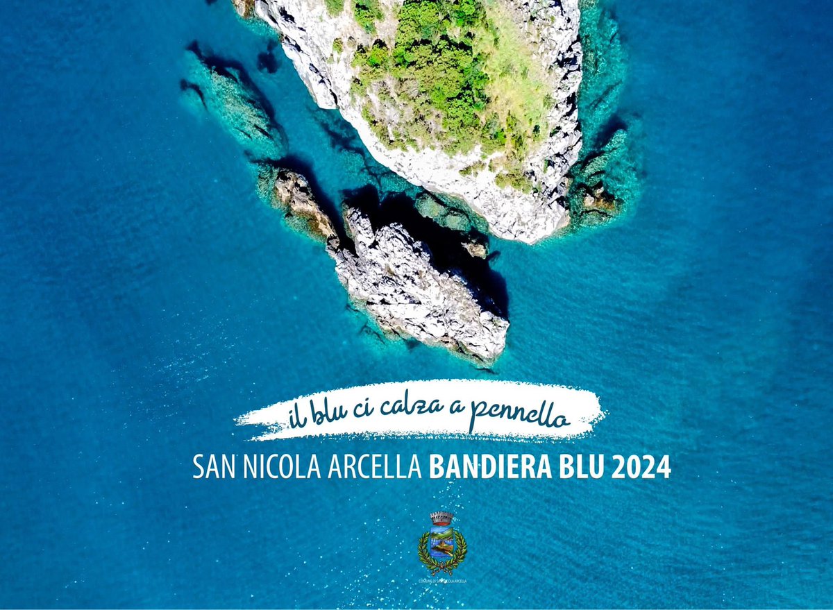 Complimenti anche a San Nicola Arcella (CS) per la bandiera blu. #BandieraBlu #Calabria