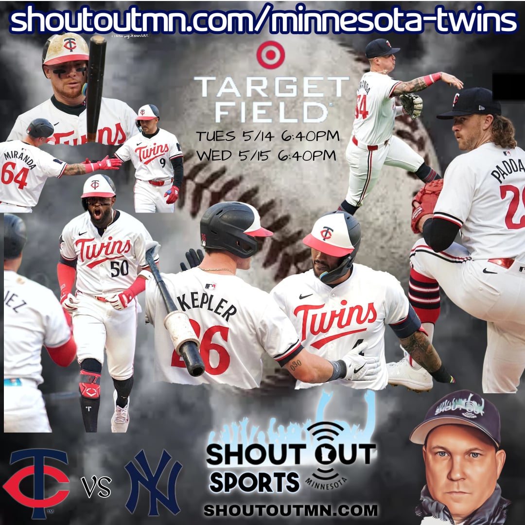 We will be back at Target Field tonight & tomorrow for @Twins vs @Yankees series. First pitch 6:40PM