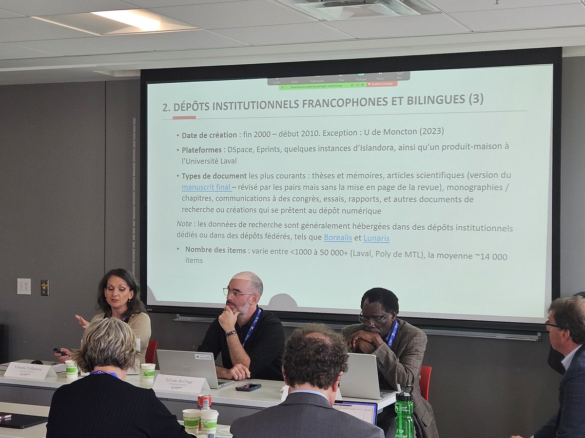 Victoria Volkanova, bibliothécaire à <a href="/umoncton/">UMoncton</a>, présente les résultats de ses plus récentes recherches sur les enjeux associés à la gestion et au maintien des dépôts institutionnels, des presses universitaires et des maisons d'édition francophones et bilingues au pays. #AcfasC14