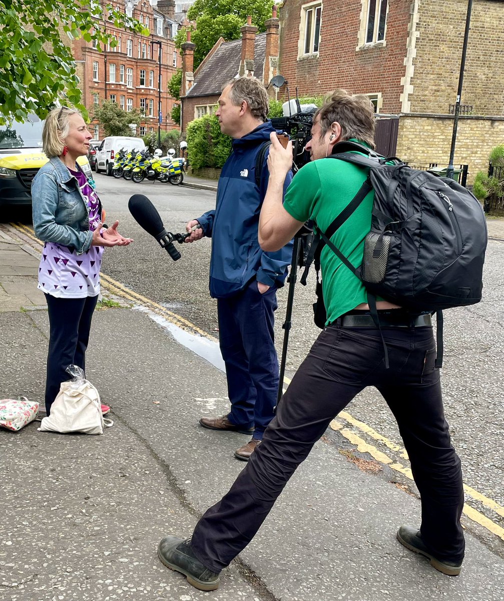 Thank you <a href="/BBCLondonNews/">BBC London</a> for taking the time to cover our walk to mark the #RoadPeaceChallenge2024 - raising awareness about road harm and amplifying #victimsvoices 
Thank you to <a href="/sarahehopembe/">Sarah Hope MBE</a> for sharing your story today and for your ongoing support 💜👏