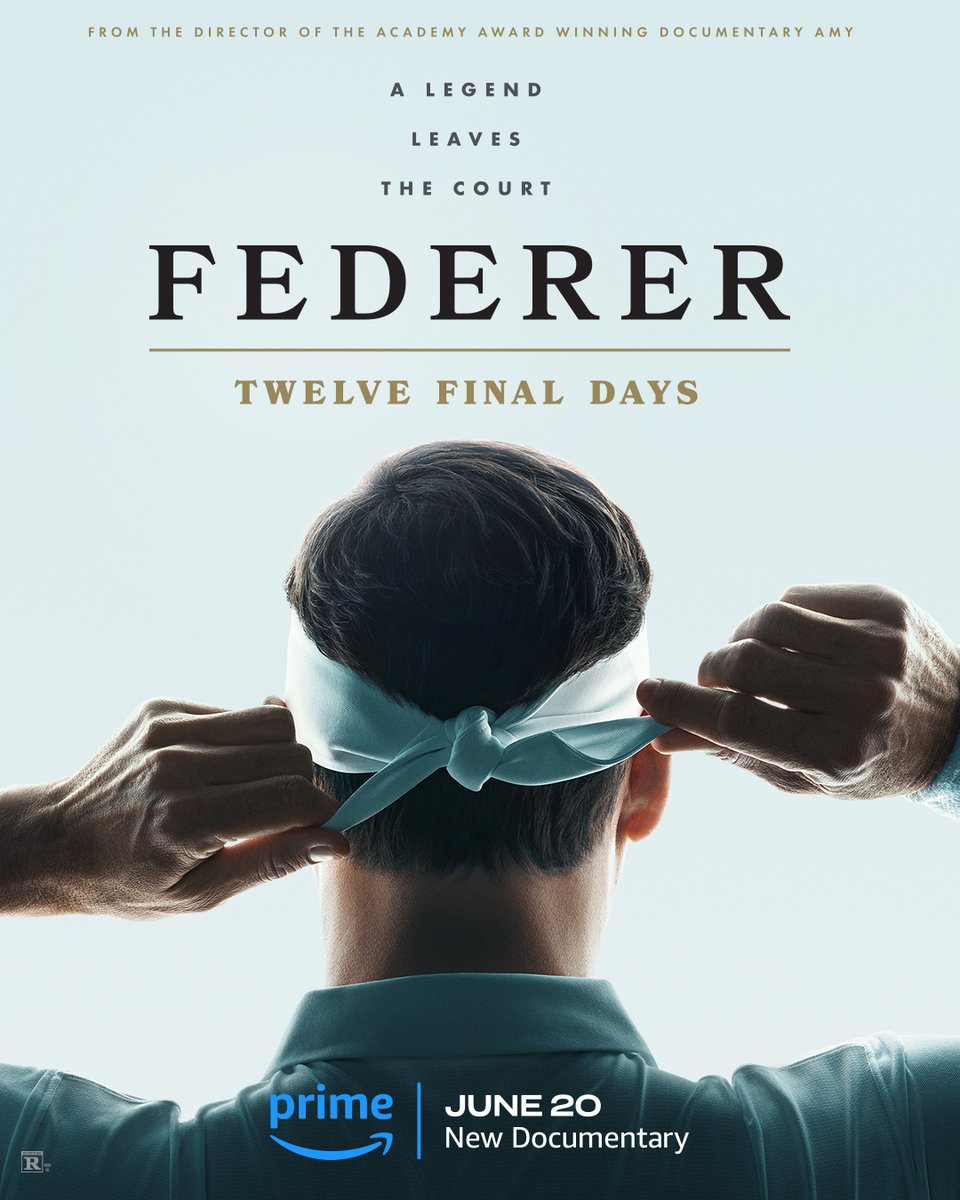 The Mighty Federer says goodbye. FEDERER: Twelve Final Days, June 20.