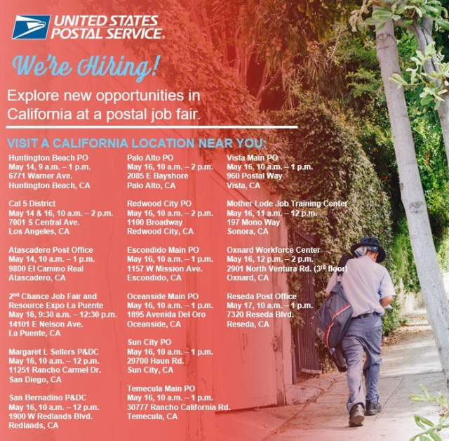 uspsblog.com/applying-for-a… #Californiajobs #jobfair #joinourteam #USPS #USPSCareers #NowHiring #Jobs #JobSearch #Job #JobHunt #JobOpening #Hiring #Careers #Employment #opentowork #career #work #sharethispost #USPSEmployee #USPSEmployee bit.ly/4bGHqFz