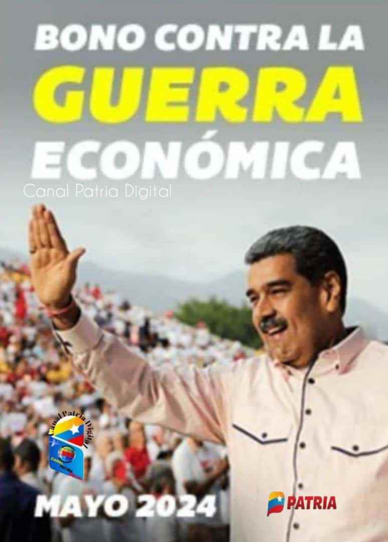 🔴 #AHORA 💳 Inicia la entrega del Bono Contra la Guerra Económica (mayo 2024) enviado por el Presidente @NicolasMaduro a través del Sistema  @CarnetDLaPatria, para los trabajadores del sector público. ✅ MONEDERO PATRIA: CREDITO por Bs 3.294,00 Bs.