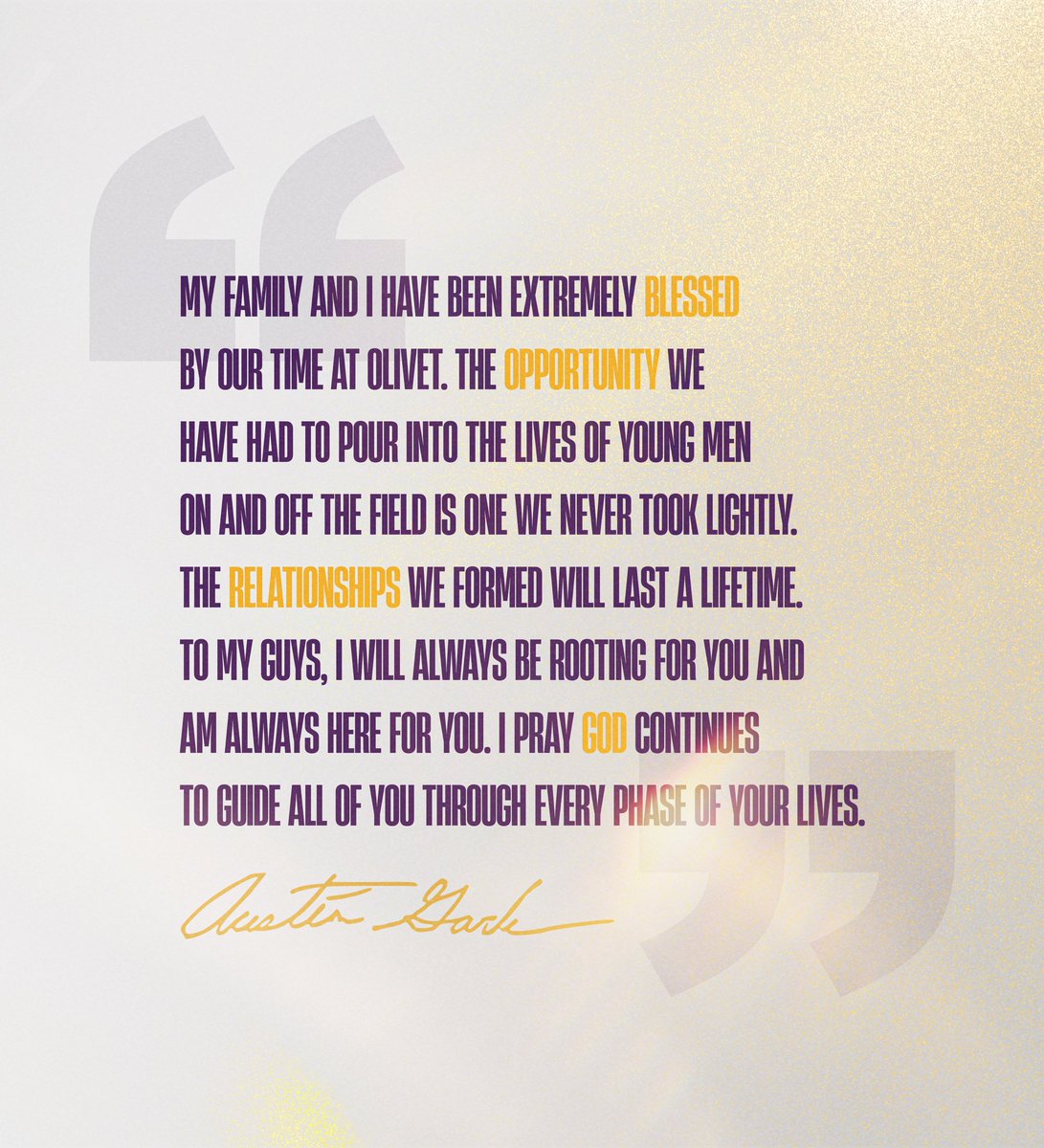 Thank you, Coach Garde

#HateAverageBeGREAT