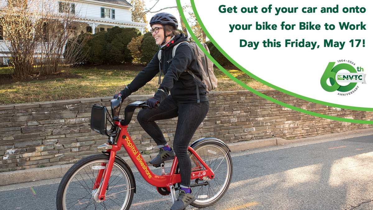 Hop on a bike, not in your car! Bike to Work Day is this Friday, May 17! Ride a bike to work or to transit for a healthier and more eco-friendly commute. Learn more about Bike to Work Day and find pit stops along your route here: bit.ly/3WJ09fc