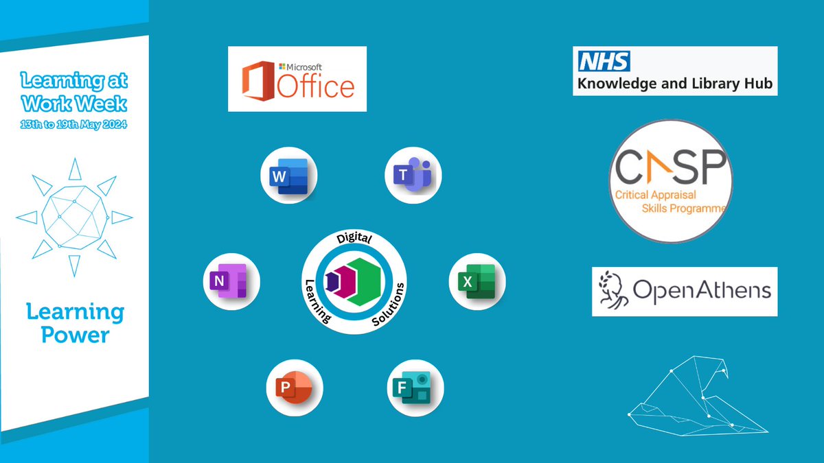 Join us for 30 minute Breakfast Bites and Lunch & Learn training sessions on Teams. E.g. Evidence searching, critical appraisal, Excel, Teams or Onenote. Book: shorturl.at/cdzU1, shorturl.at/bgxJT or @esthLISeducat website. @epsom_sthelier #LearningAtWorkWeek