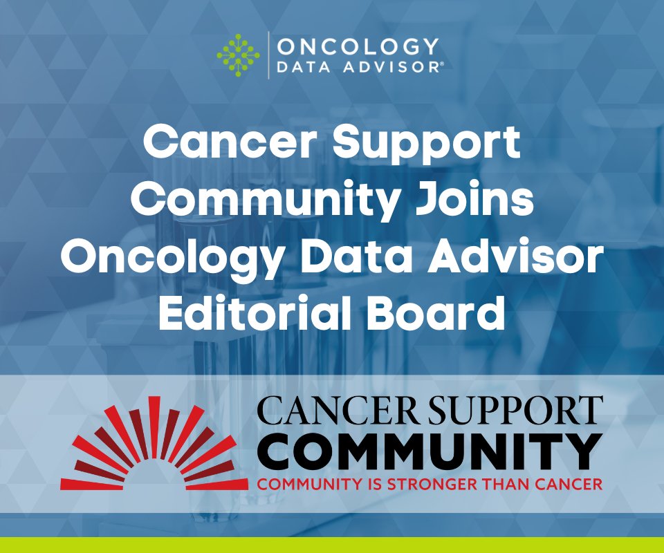 OncData's tweet image. Exciting announcement! Cancer Support Community (@CancerSupportHQ) has joined the #OncData #EditorialBoard as a nonprofit organization providing  insight into the multifaceted experiences of people affected by #cancer.

Read more in the press release! oncdata.com/cancer-support…