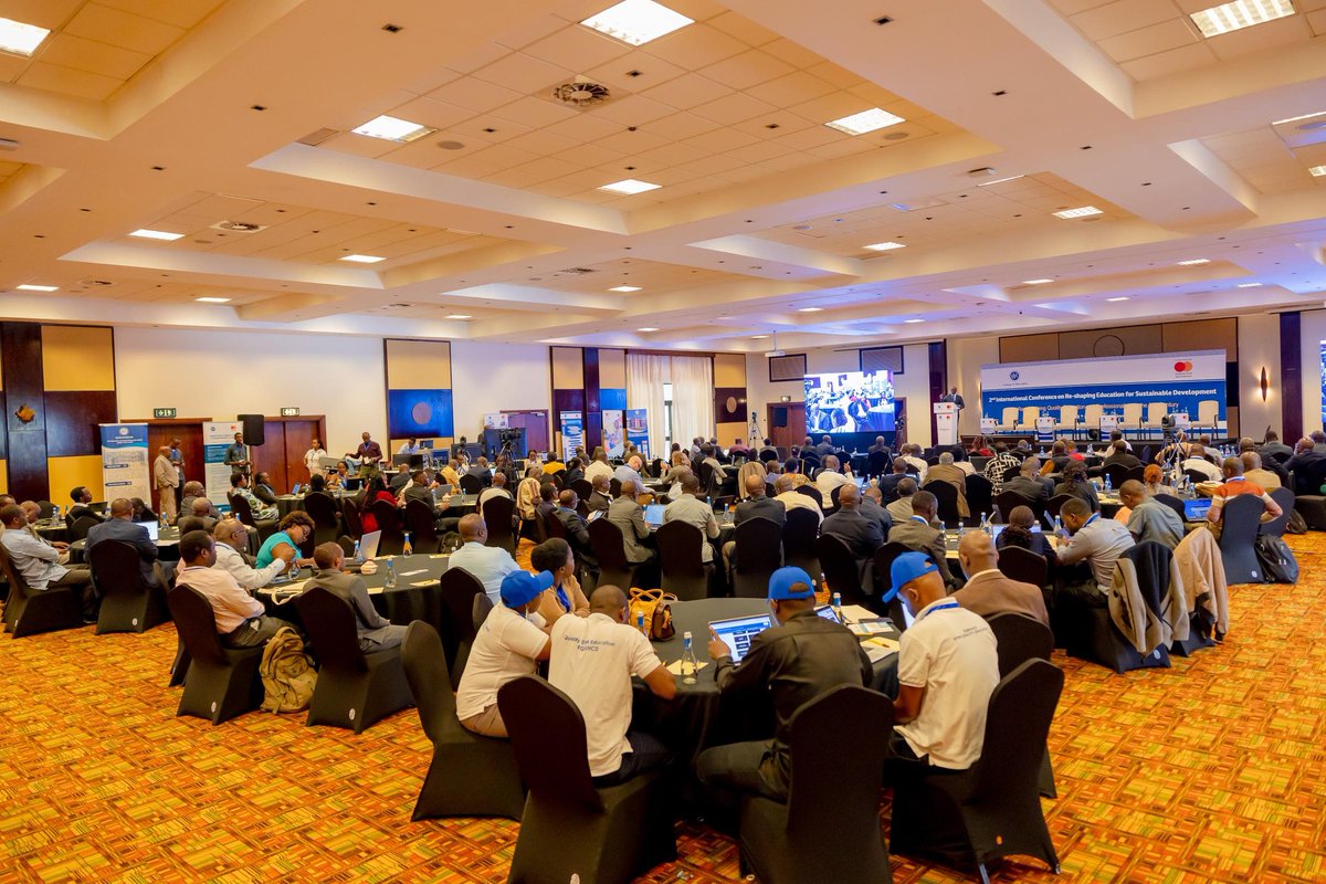 Over 100 global educators are in #Kigali for a 3-day 'Re-shaping Education for Sustainable Dev't' Conference by @UR_CoE & @MastercardFdn. 'It is an opportunity to address emerging questions & challenges facing the education sector,' VC Prof @mdkayihura in his opening remarks