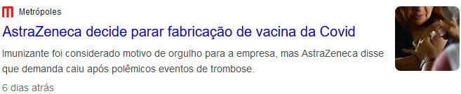 O que o pessoal a favor da OBRIGAÇÃO das picadinhas vai dizer para as pessoas que tomaram AstraZeneca?

Ops, foi mal, tava doidão?