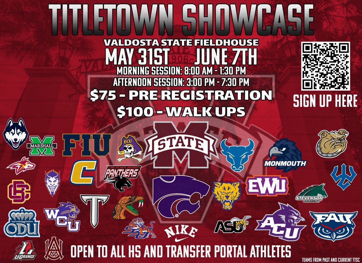 🔴⚫️17 DAYS LEFT⚫️🔴 We are 17 days from Titletown Showcase 1📅 May 31st and June 7th, its going down in Titletown. Don't miss your chance to sign up to compete‼️ Use the QR Code or this link to sign up⬇️ tinyurl.com/3tmtnpxx #WTS