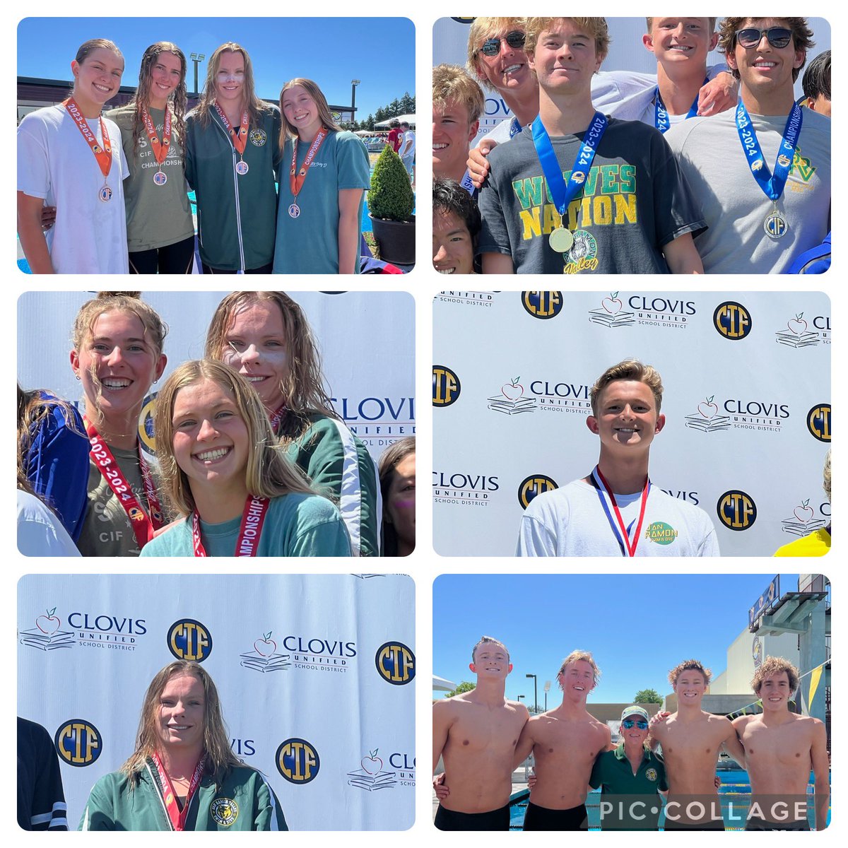Congrats to our @CIFState state champion and state runner up swimmers, great job!!! @WERSR @THE_EBAL_SPORTS @srvathboosters