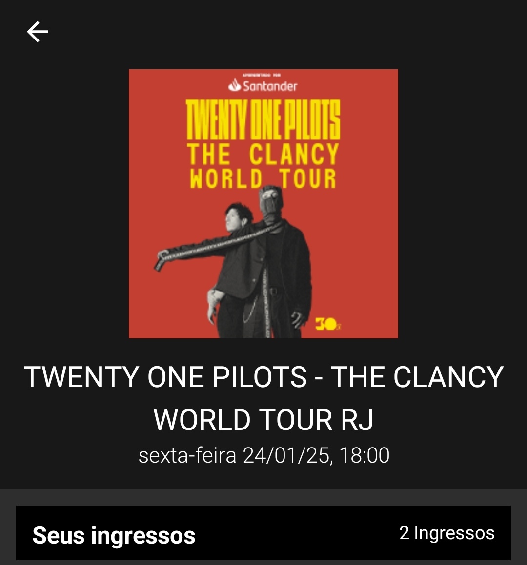 EU VOCUCUUUUU EU VOU GALER AEU COU EU VOU PRO CLANCY WORLD TOUR PODE VIR TWENTY ONE PILOTS 😭😭😭😭😭😭😭😭😭😭😭