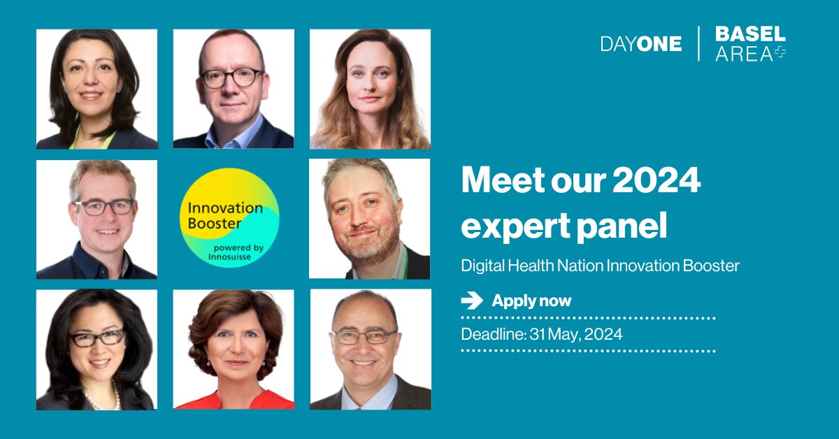 🚀 Applications for the Digital Health Nation Innovation Booster powered by @Innosuisse are open until May 31st. Got a game-changing idea? Apply: dayone.swiss/dayone-acceler… Experts will select Top 20 projects to support in 2024 #radicalinnovation #swissinnovationbooster