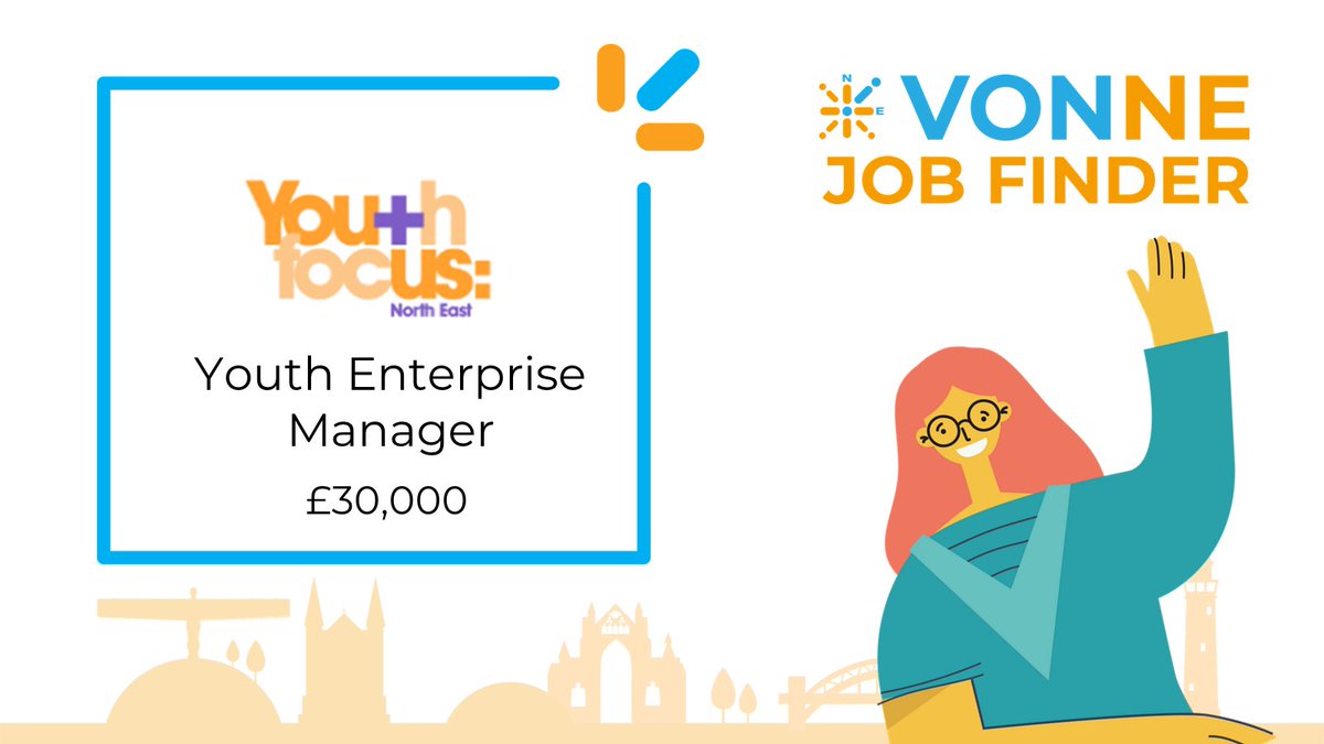 Youth Enterprise Manager, @YouthFocusNE , £30K vonne.org.uk/vonne-jobs-det… #CharityJobs #NorthEastJobs #TeesJobs