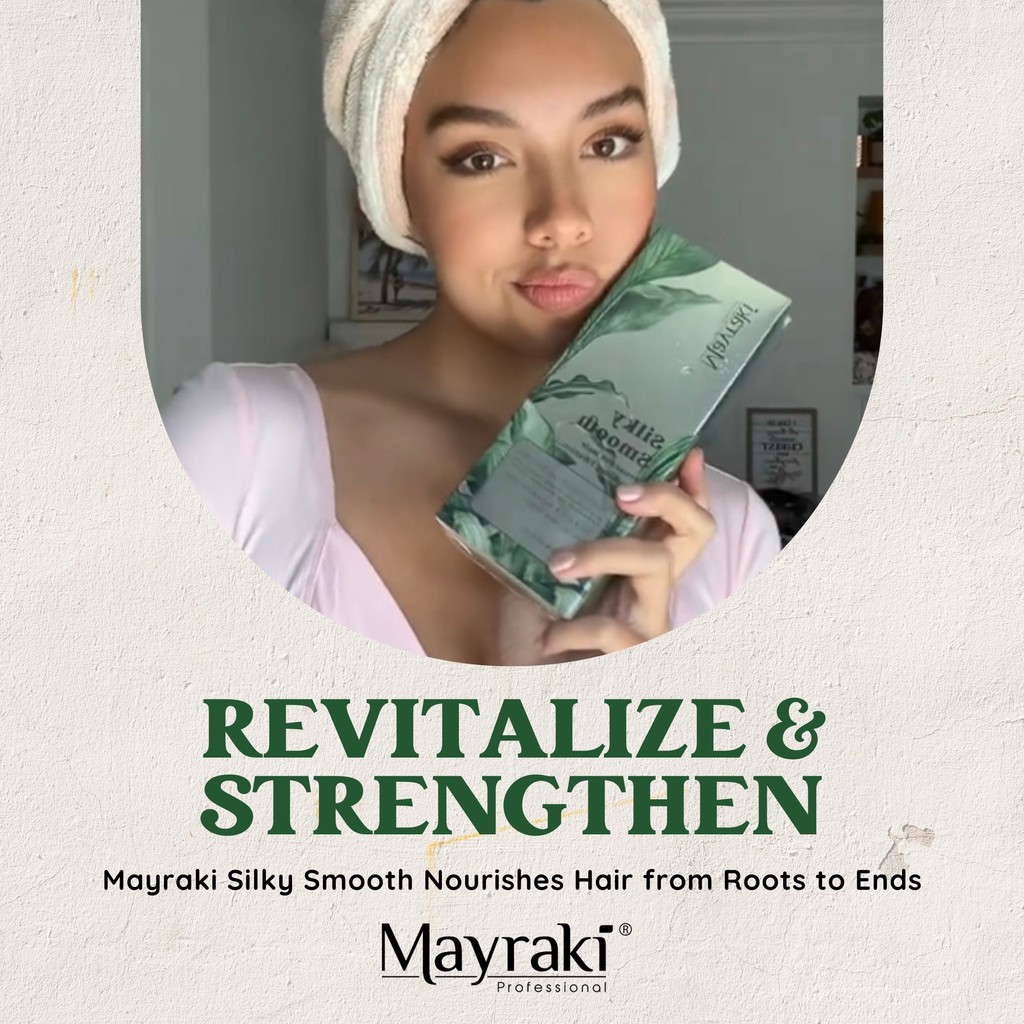✨ Elevate your hair game with Mayraki Silky Smooth – the ultimate nourishment from root to tip!

🛍️✨Link in bio for the secret to luscious locks! 

#hairofinstagram #mayrakiprofessional #naturalwave #mayraki #allnaturalproducts #naturalingredients #deepconditioning