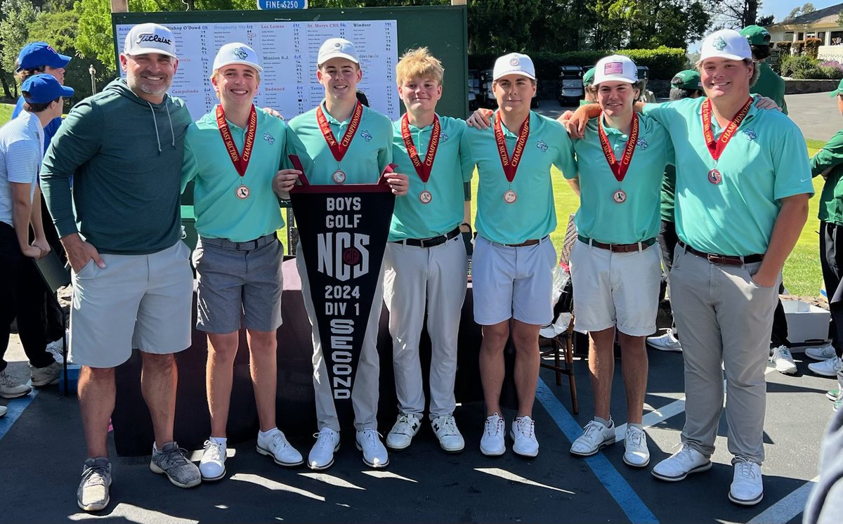 Congratulations to our Men’s Golf team for their runner up finish at the @CIFNCS Division 1 championships yesterday!! On to NorCal next week!! @WERSR @THE_EBAL_SPORTS @srvathboosters