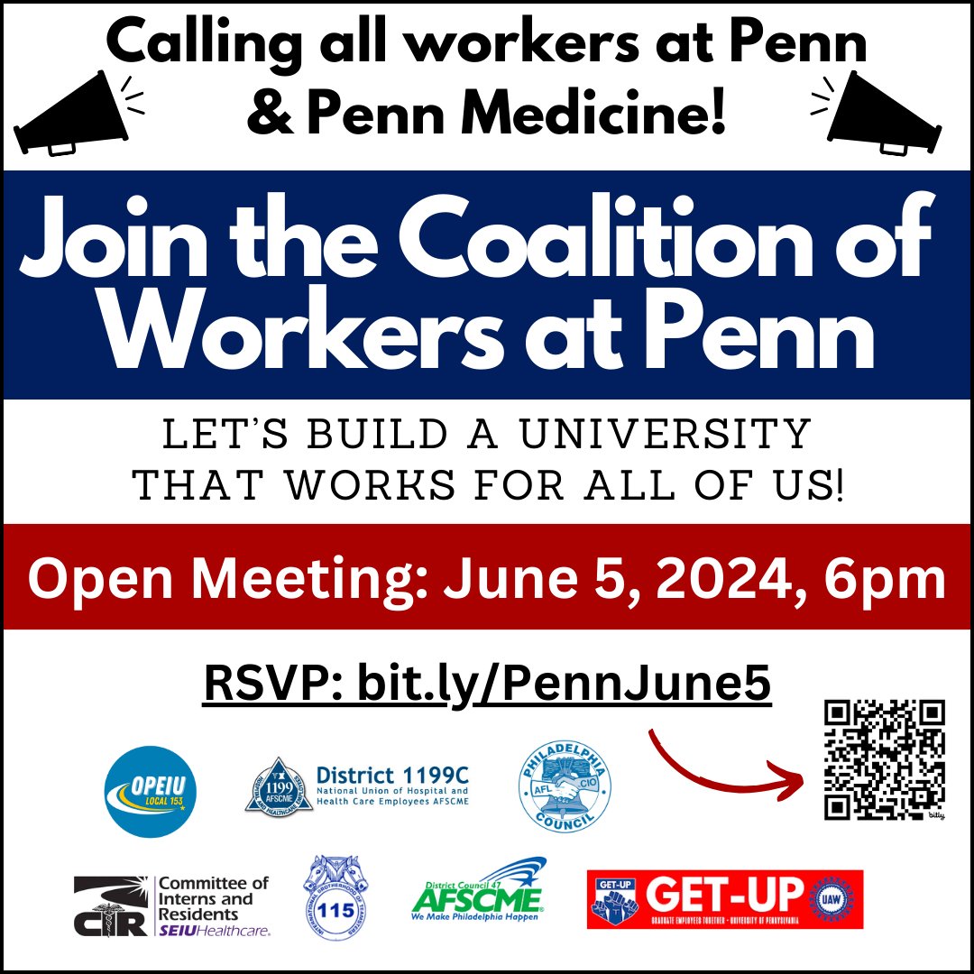 would be crazy to work at Penn and not want to be part of this action register for location info at bit.ly/PennJune5