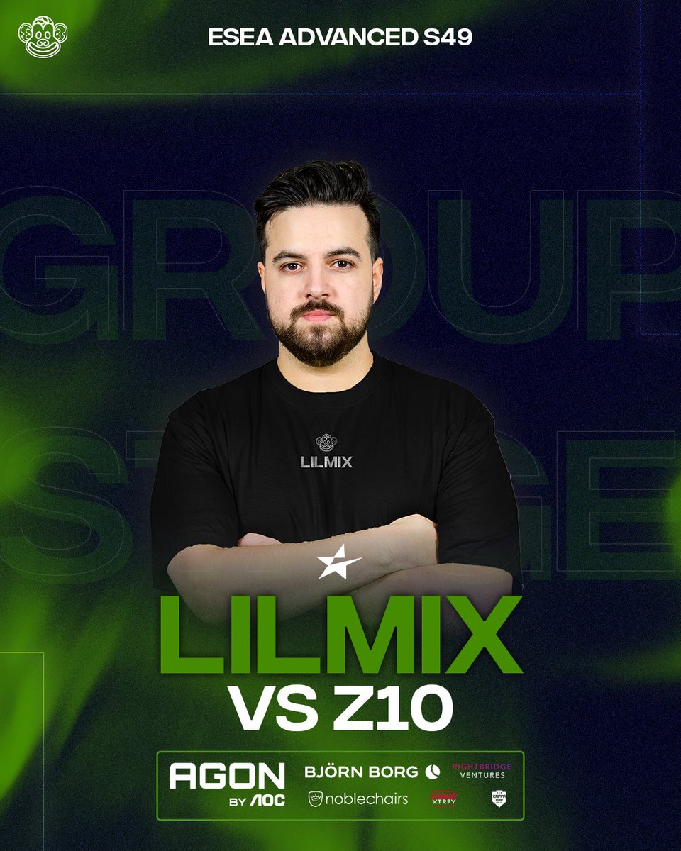 Lilmixgg's tweet photo. On a roll with @ESEA adv 49 ✨
Tonight
🆚 #ZEROTENACITY
🕕 18:00 CET
📺 ttv/L4rZcs
Bring the applaws #lilfam 🐵 https://t.co/2WdbmKy8nP