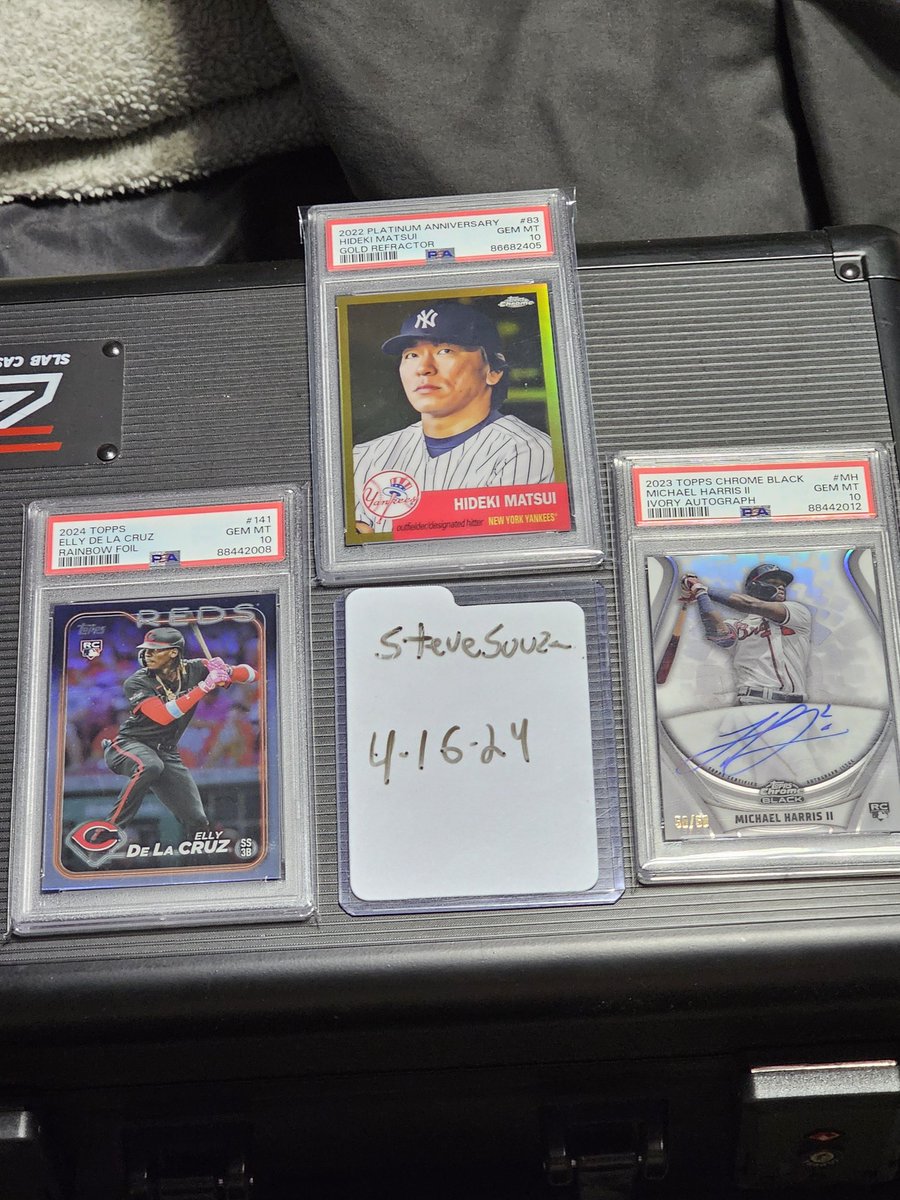 BeardedCardz's tweet photo. @Elliott0924 @davisdugout Elly 180
Hideki 75
Harris #50/50 600 https://t.co/MoPyVvBm4t