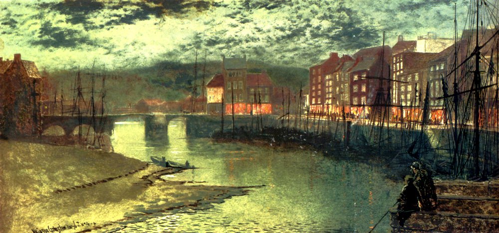 #HistoryofPainting
John Atkinson Grimshaw (6 September 1836 – 13 October 1893) was an English Victorian-era artist best known for his nocturnal scenes of urban landscapes.

#TheFreeExhibition
"Whitby Docks.", 1878

Source/Photographer
Unknown