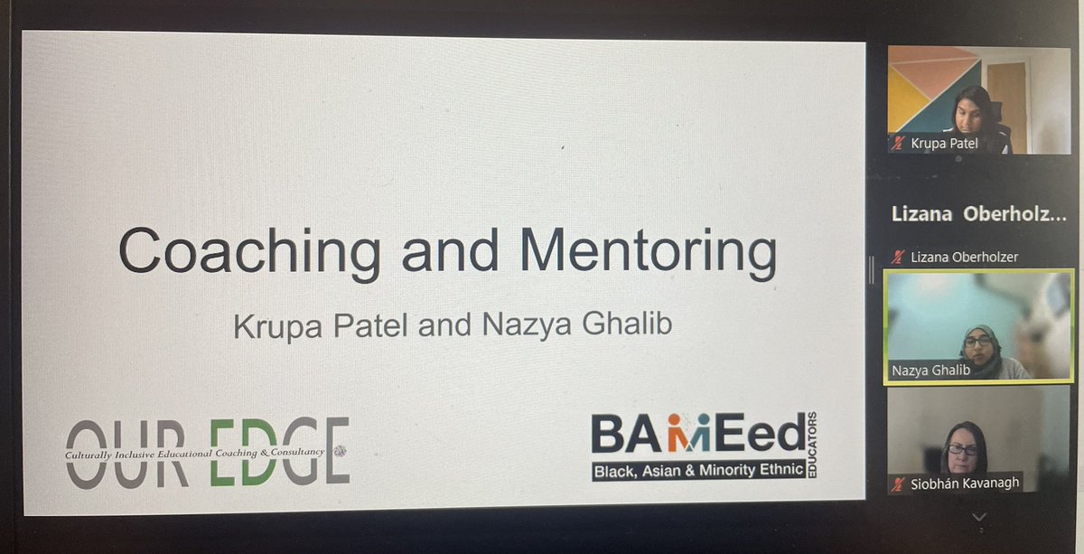 Delighted to welcome <a href="/NazyaaG/">Nazya</a> and Krupa Patel to <a href="/EnglandIpda/">IPDAEngland</a> IPDA Nigeria’s joint coaching and Mentoring event <a href="/ipda_prof_learn/">IPDA International</a> <a href="/BAMEedNetwork/">The BAMEed Network</a> <a href="/UoW_CREST/">CREST</a> <a href="/wlv_uni/">University of Wolverhampton</a>