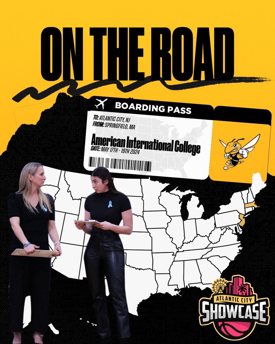 AICWomens Basketball (@aicwbb) on Twitter photo On the lookout for future Yellow Jackets this weekend! DM or email us your Atlantic City Showcase schedules!
Email: Jennifer.peel@aic.edu On the lookout for future Yellow Jackets this weekend! DM or email us your Atlantic City Showcase schedules!
Email: Jennifer.peel@aic.edu