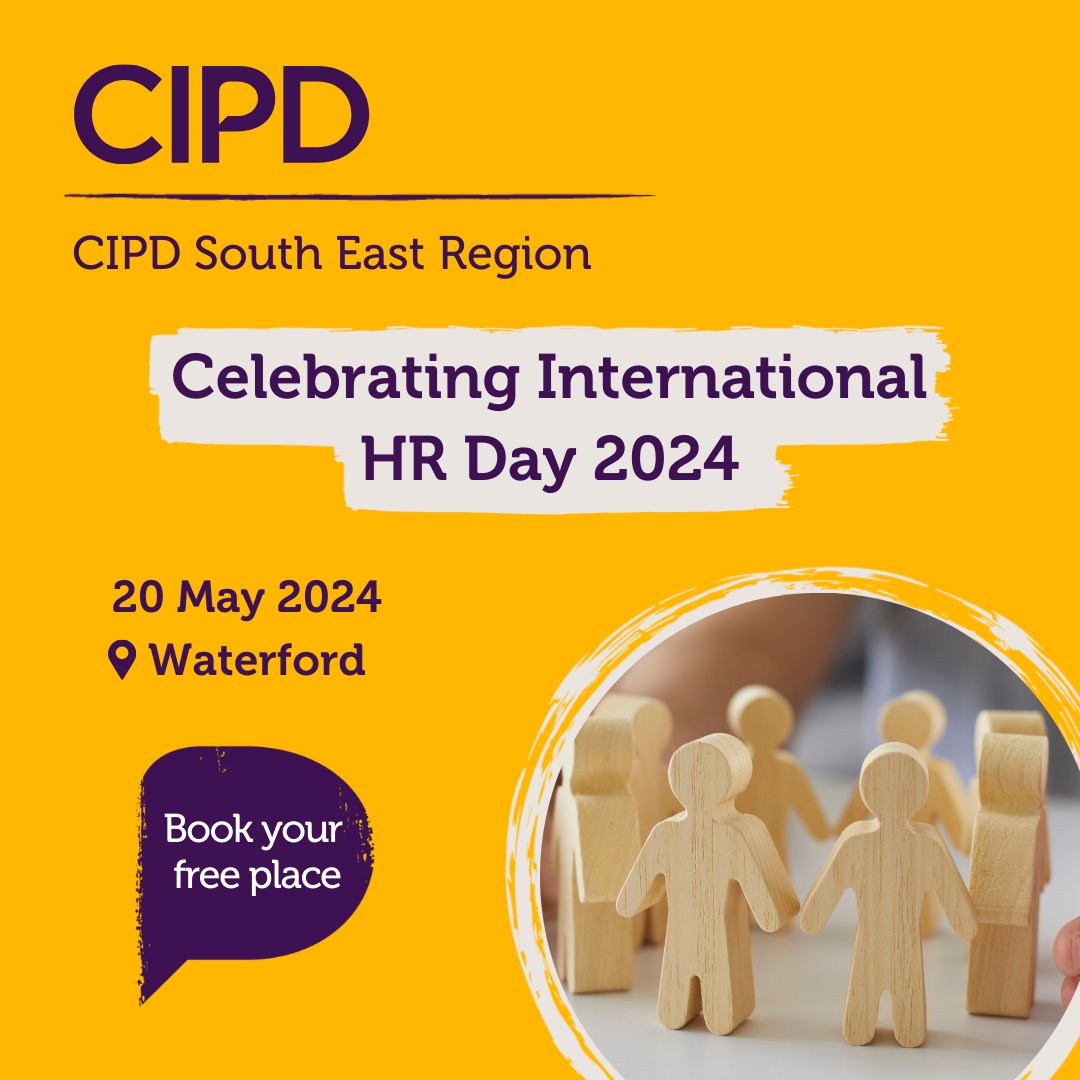 There's still time to sign up for the CIPD South East #InternationalHRDay event next Monday 20 May. ➡ ow.ly/xotH50RFuLT