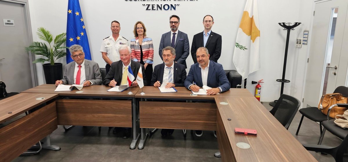 cmmicyprus's tweet image. Major #MoU signed today with @SignalGeneriX, #Lanego and #Arkeocean to reinforce our joint commitment to building the highest possible levels of #research, #innovation, #proficiency and #knowledge in the Marine and Maritime sectors.

More details 👉tinyurl.com/5ev8r22f