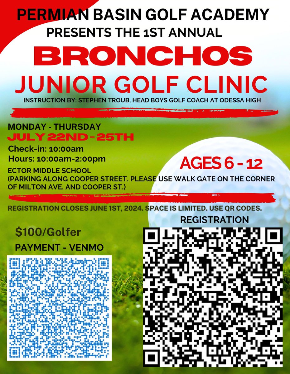 CoachTroub's tweet photo. Join us at ⛳️ Camp this summer! https://t.co/2ynvKvK8ZL
