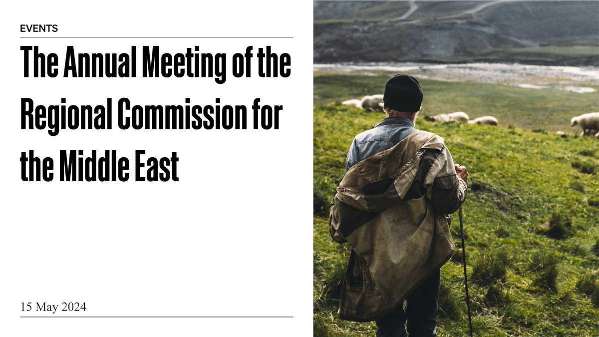 #HappeningToday! The Annual Meeting of the Regional Commission for the #MiddleEast during the 91st #WOAHGS is taking place virtually from 9 a.m. to 12 p.m. CEST. Learn more: rr-middleeast.woah.org/en/events/the-…