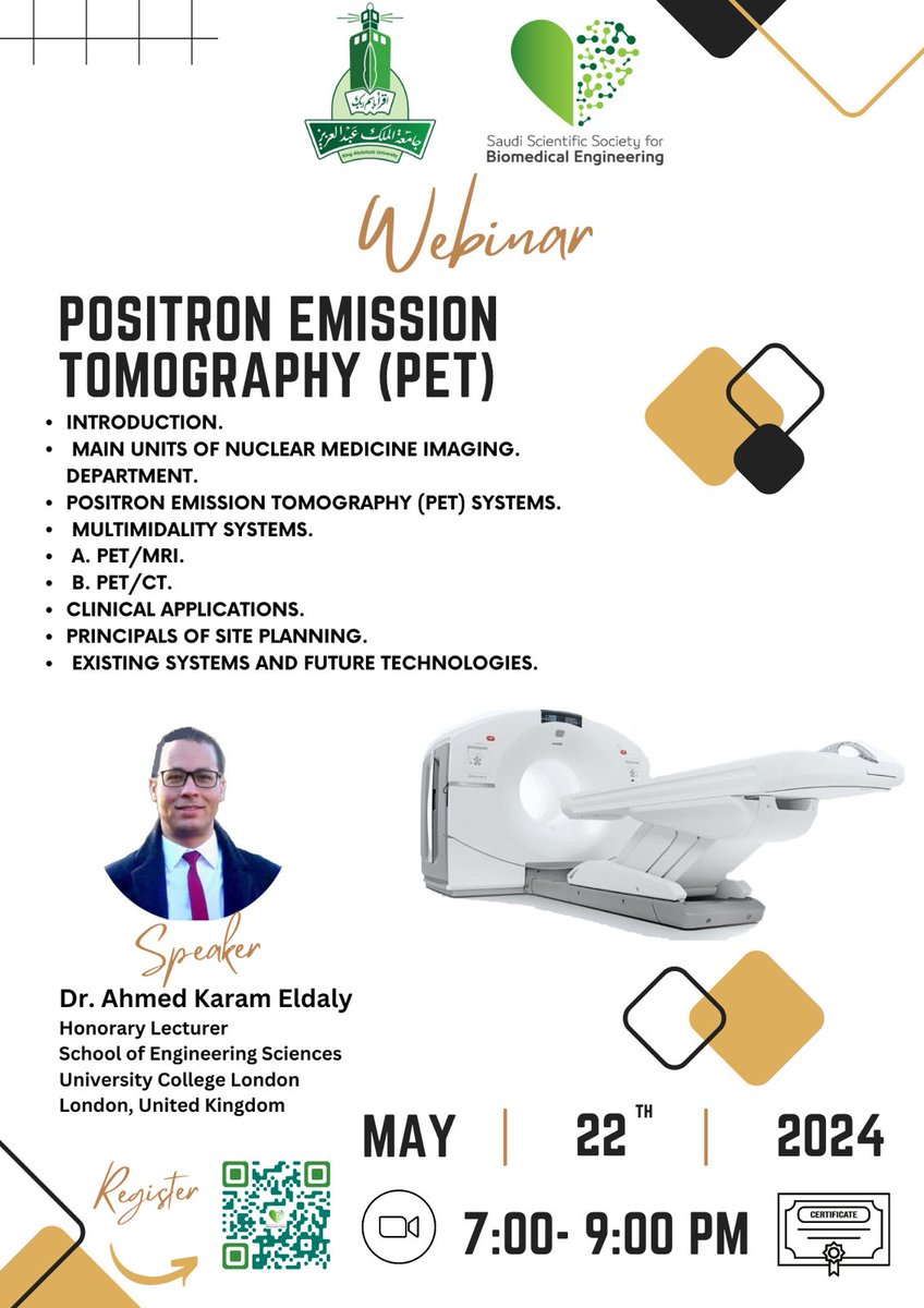 Our next webinar will be about Positron Emission Tomography. Looking forward to see you.