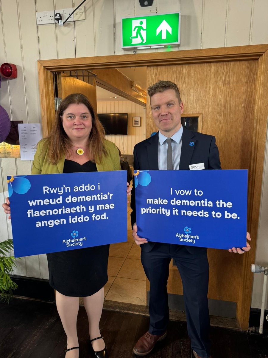 It was great to speak to @Sioned_W at @AlzSocCymru's #DementiaActionWeek event. We look forward to working with you to ensure people living with dementia in Wales receive a timely and accurate diagnosis, and high quality care and support #DementiaActionWeek