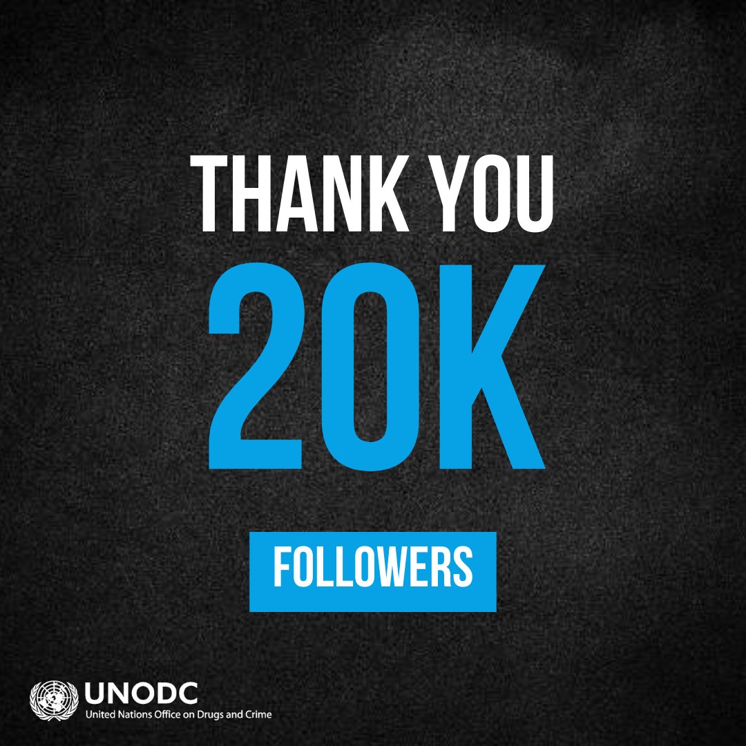 🎉 We've reached 20,000 followers!   

Thank you for your follows, likes and comments 👏

 We'll keep updating you on our work to #EndHumanTrafficking and migrant smuggling.