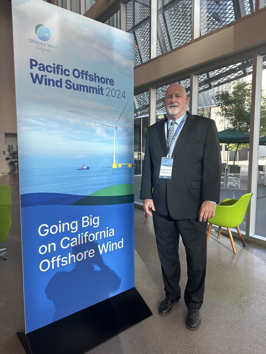 At Pacific offshore wind summit
#OffshoreWind. #pacificoffshorewindsummit