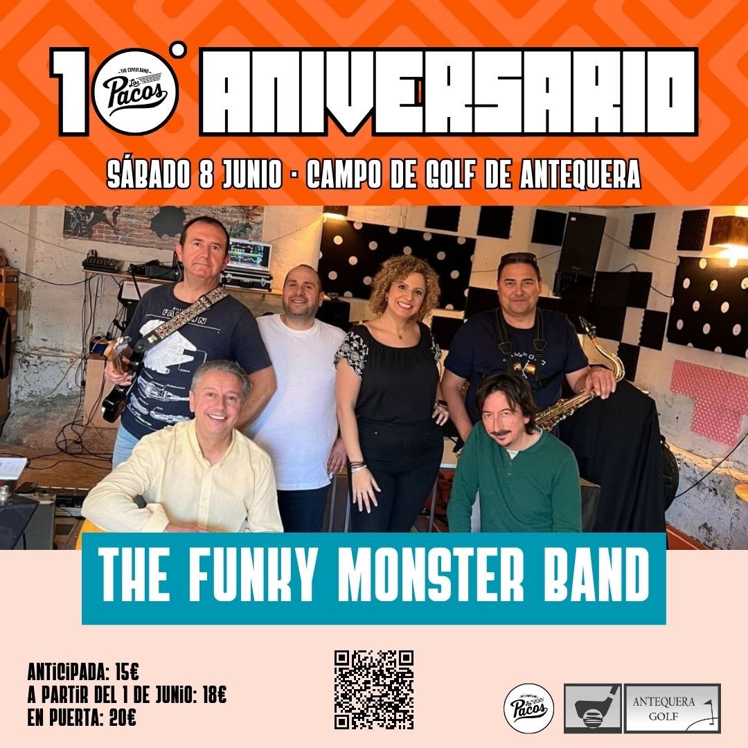 ❗️CONFIRMADOS ❗️ ¡Los amigos de The Funky Monster Band se unen a la fiesta!

La banda antequerana presentará nueva formación para poner el toque funk, soul y disco 🕺🏻 a nuestro 10º Aniversario.

¡No podían ser otros!

🎟️ Entradas disponibles en: giglon.com/evento/los-pac…