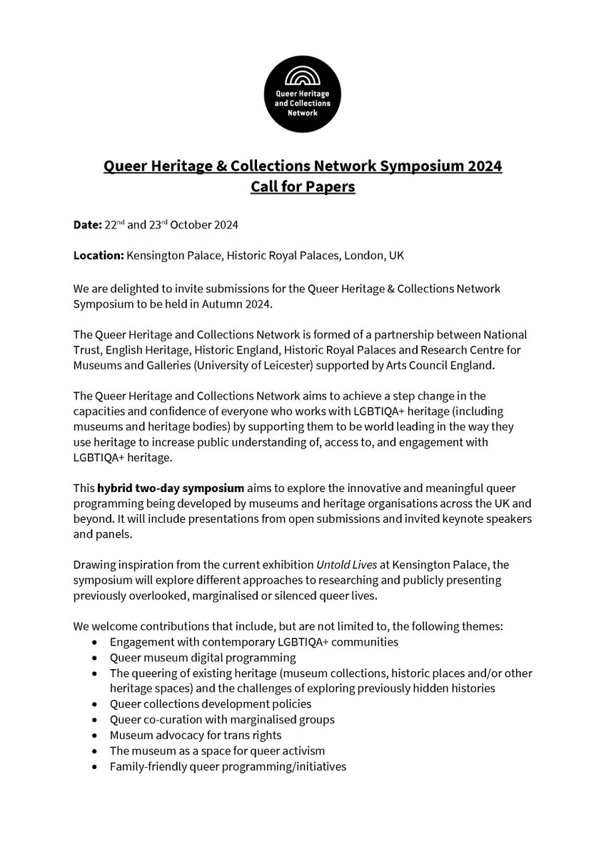 Queer Heritage and Collections Network tweet media