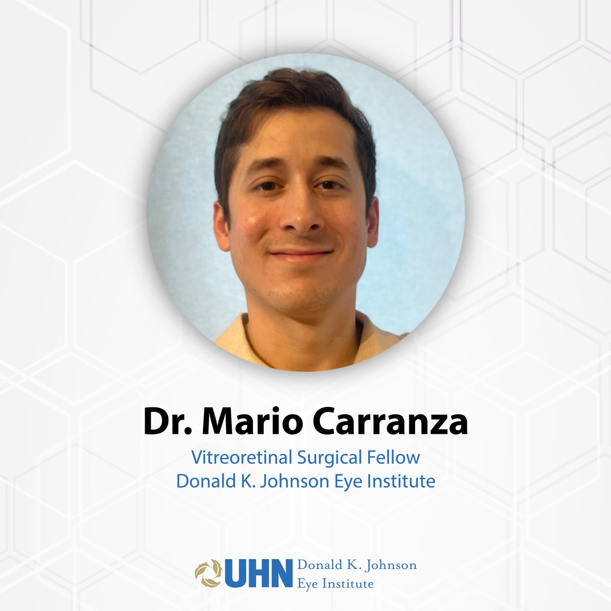 “Being an ophthalmologist is great because there is a combination of both surgical and clinical skills that you hone over time” Meet Dr. Mario Carranza, an ophthalmologist in the Vitreoretinal Surgical Fellowship program. Read in our newsletter >> bit.ly/3ytHnyf